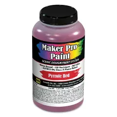 Smooth-On Maker Pro Acrylic-Urethane Paint - Pyrrole Red, 16 oz