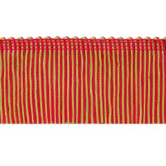 20 Yards of 2" Multicolor Chainette Fringe Trim | 20 yard cut Fuchsia Multi