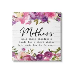 Stupell Industries Moms Hold Their Children's Hearts Canvas Wall Art