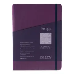 Fabriano Ecoqua Plus Hidden Spiral-Bound Notebook - Wine, 8-1/4" x 5-4/5", Dot Grid