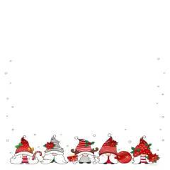 Great Papers! Holiday Gnomes Foil Letterhead, for Invitations, Announcements and Personal Messages, Printer Friendly 8.5" x 11", 25 Pack (2023042)