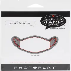 PhotoPlay Say It With Stamps Die Set-Talking Mask