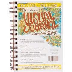 Strathmore Visual Journal Bristol Vellum 5.5"X8"-24 Sheets