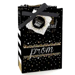 Big Dot of Happiness Prom - Prom Night Party Favor Boxes - Set of 12