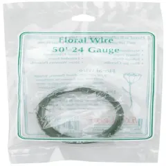FloraCraft 24 Gauge Floral Wire 50'-Green