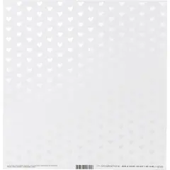 Bazzill Foiled Pattern Cardstock 12"X12"