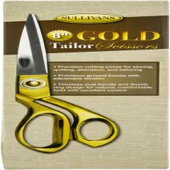 Sullivans Gold Tailor Scissors 8"