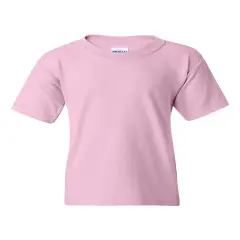 Gildan&reg; Heavy Cotton Youth Crew Neck Short Sleeve T-Shirt Light pink