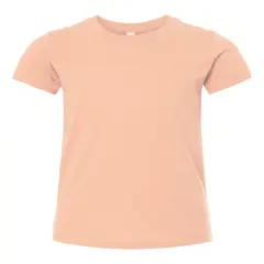 BELLA + CANVAS&reg; Youth Jersey Crew Neck Short Sleeve Tee - 3001Y Peach