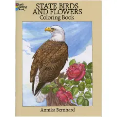 State Birds & Flowers Coloring Book-Softcover