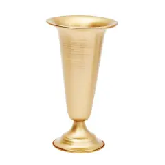 Metal Trumpet Vases 10* Tabletop Centerpiece Vase for Wedding Party Home Decor