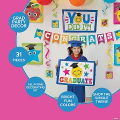 Elementary Graduation Decorating Kit - 31 Pc.