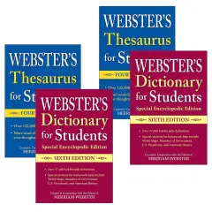 Webster's For Students Dictionary/Thesaurus Shrink-Wrapped Set, 2 Sets