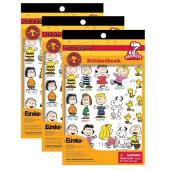 Peanuts&reg; Sticker Book, 410 Stickers, Pack of 3