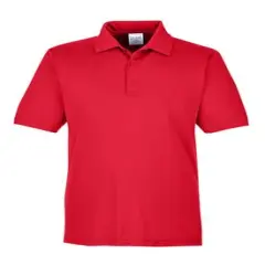 Team&reg; Men's Zone Performance Short Sleeve Polo Sport Red