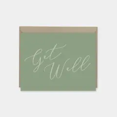 "Get Well" Script Card IX