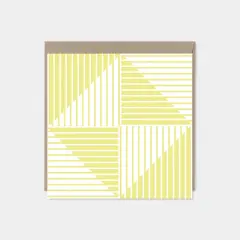 Pastel Geo Stripe Card