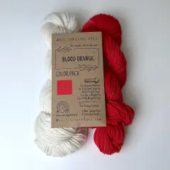 Wool Tincture Dye Color Packs Blood Orange