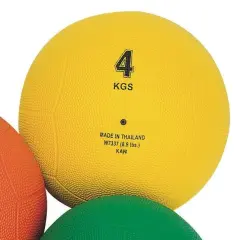 Rubber Medicine Ball, 8.8-lbs.