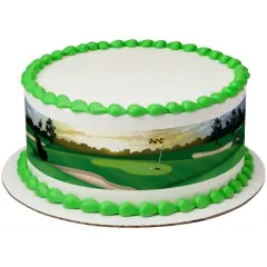 Golf Edible Cake Topper Image Strips