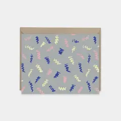 Brushstroke Card IV, Colorful Artistic