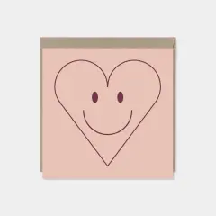Smiley Heart Valentine's Day Card