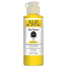 Da Vinci Fluid Acrylics - Cadmium Yellow Light Hue, 4 oz bottle
