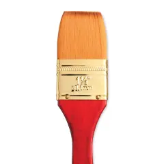 Princeton Heritage Sable Brush - Flat Wash, Short Handle, Size 1-1/2"