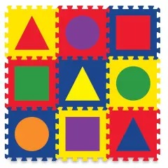 Creativity Street WonderFoam Carpet Tiles - Shapes