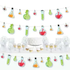 Big Dot of Happiness Scientist Lab - Baby Shower or Birthday Party DIY Decorations - Clothespin Garland Banner - 44 Pieces