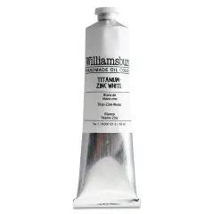 Williamsburg Handmade Oil Paint - Titanium-Zinc White, 150 ml tube