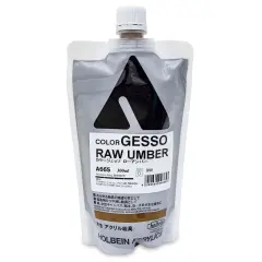 Holbein Acryla Gesso - Raw Umber, 300 ml pouch