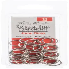 John Bead Stainless Steel Jump Ring 75/Pkg-10mm