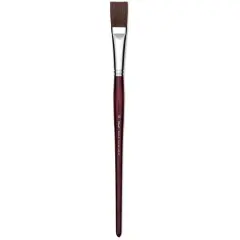 Utrecht Tuscan Synthetic Flat - Size 12, Long Handle