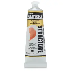 Matisse Structure Paint - Metallic Copper, 75 ml