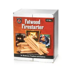 Fatwood 8lb Burlap Bag Fire Starter