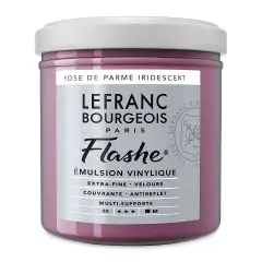 Lefranc & Bourgeois Flashe Vinyl Paint - Iridescent Parma Pink, 125 ml jar
