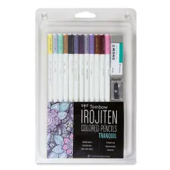 Irojiten Color Pencil Set - Tranquil Colors, Set of 12