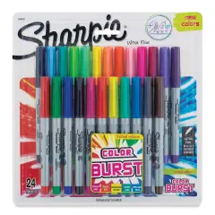 Sharpie Ultra-Fine Point Marker - Color Burst Colors, Set of 24