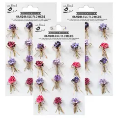 Pack of 3 - Little Birdie Paper Bouquet 12/Pkg-Birds And Berries