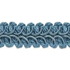 20 yards of Alice Classic Woven BraidTrim | 20 yard cut Blue