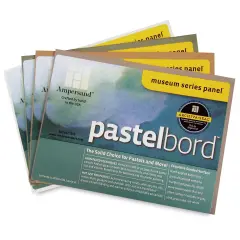 Ampersand Pastelbord Panel Pack - 5" x 7", 1/8" Profile, Assorted, Pkg of 4
