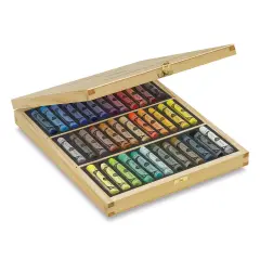 Sennelier Soft Pastels - Set of 36, Assorted Colors, Wood Box