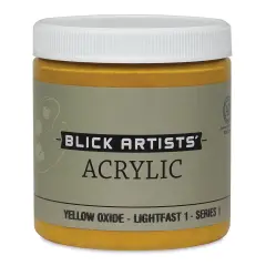Blick Artists' Acrylic - Yellow Oxide, 8 oz jar