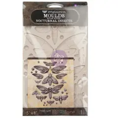 Finnabair Decor Moulds 5"X8"-Nocturnal Insects
