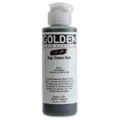 Golden Fluid Acrylics - Sap Green Historical Hue, 4 oz bottle