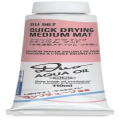 Holbein Duo Aqua Oil Quick Drying Medium Paste - Matte, 110 ml tube