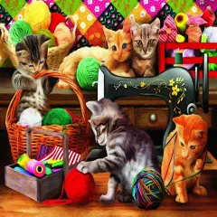 Sunsout Fun in the Craft Room 1000 pc Jigsaw Puzzle 28867