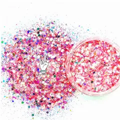 Girls, Girls, Girls Resin Rockers Exclusive Glam Metal Pixie for Poxy Chunky Glitter Mix