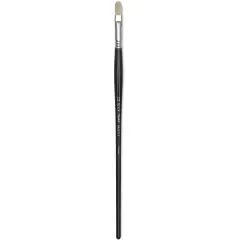 Blick Studio Bristle Brush - Filbert, Long Handle, Size 12